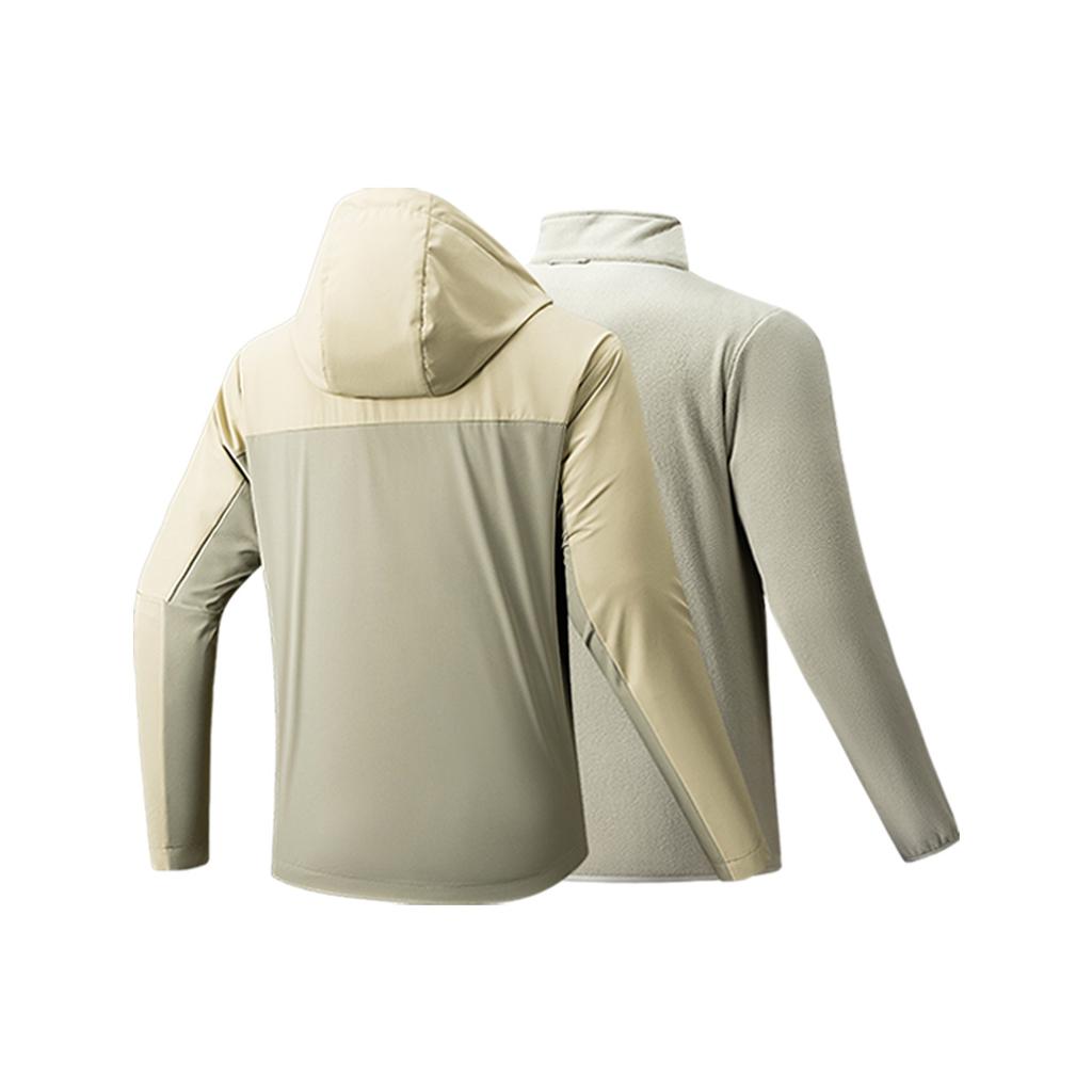 Anta Outdoor Series Simple Comfortable Casual Versatile Hooded Waterproof Windproof Jacket Men Jacket 952546610-6