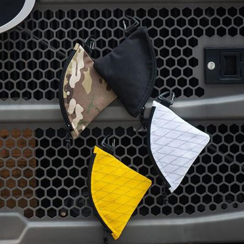 SZB Kaffeefilteretui, Aufbewahrungsetui für Kaffeepapierfilter, Tragbar, Wasserdicht und Staubdicht für Camping und Outdoor (Weiß (X-PAC))