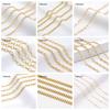 14K Gold-Plated Brass Wide Chain,Patterned Cable Chains For DIY Handmade Necklace Bracelet Accessories Jewelry Making Component