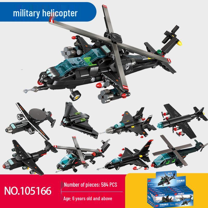 Sengbao J-20 Stealth Fighter 50 Model Building Blocks - Children's Educational Toy