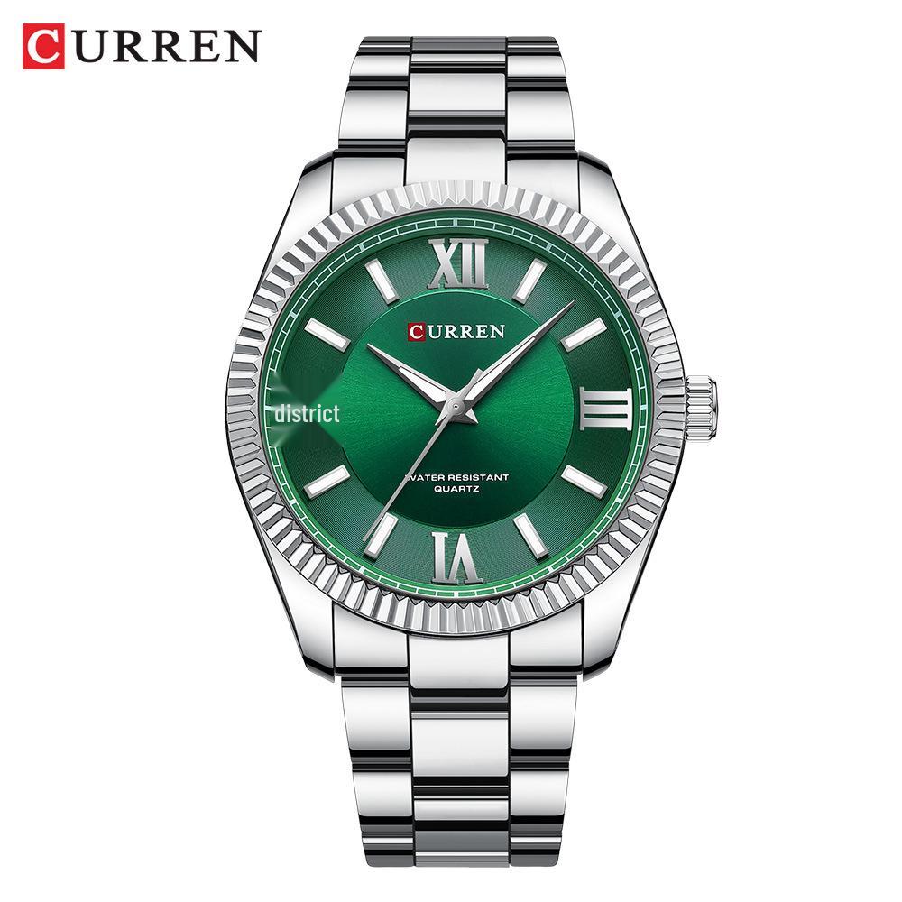 CURREN 8453 Men s Waterproof Quartz Watch with Steel Band - Simple and Elegant Business Style