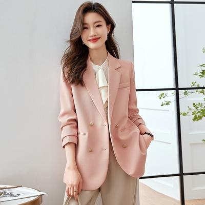 Pretty In Pink: Dress Up Your Casual Style with This Sophisticated Pink Blazer for Women