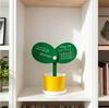 2026 Floral Desk Calendar Pen Holder With Stand Base, Desktop Calendar Creative Decoration, Home Decoration Desk Calendar