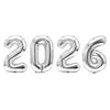 2026 Number Foil Balloons Happy  Year Eve Party Decoration Photo Booth Props Supplies Christmas Home Decor Navidad 2026