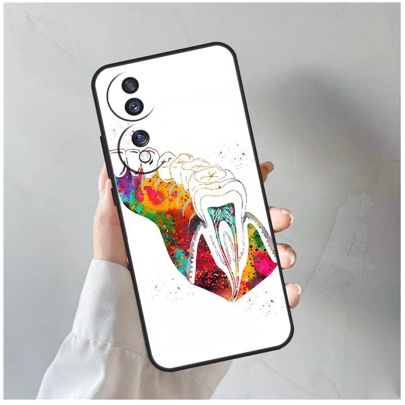 The Dentist Tooth For Honor Magic 8 5 6 7 Pro Case For Honor 200 400 70 90 Lite X8c X8b X9a X9b X9c X9d Win RT