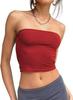 Slim-Fit Women's Pullover Tube Top Camisole for Summer
