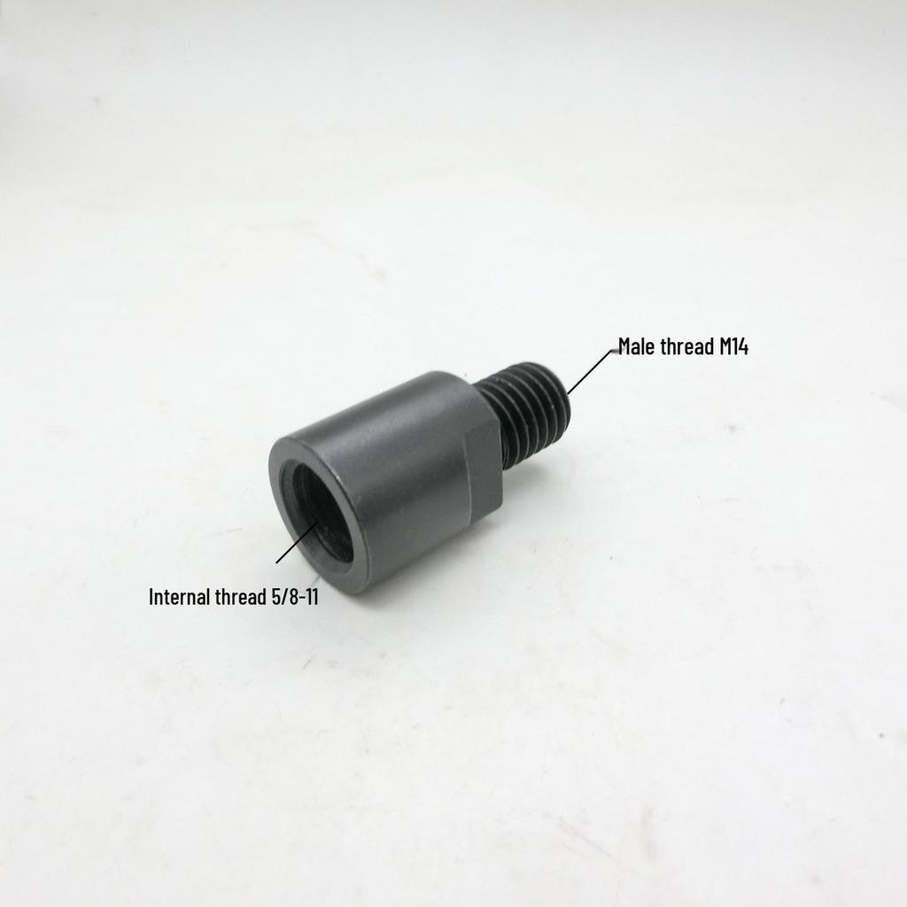 Polisher Conversion Adapter: M14 Internal to 5/8-11 External Thread & 5/8-11 Internal to M14 External Thread