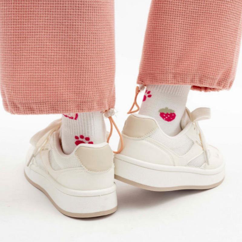 All-match White Shoes Mesh Women's Shoes Breathable Sneakers Fashionable Casual Shoes