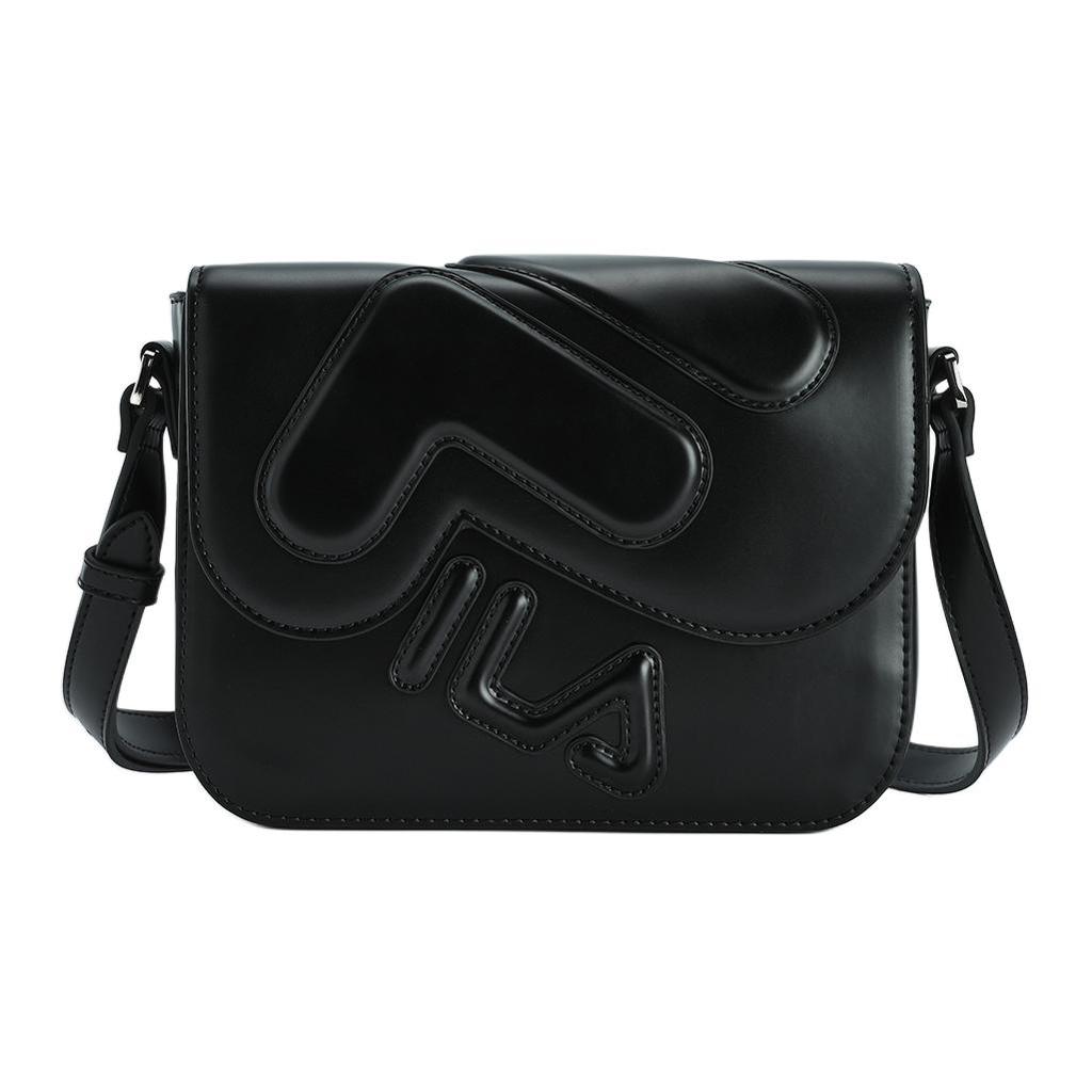 New FILA Polyurethane Shoulder Bag, Crossbody Bag Women's Black F13W519171F-BK