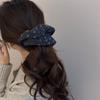 Korean Floral Knitted Scrunchies Women Girls Elastic Hair Band Accessories Tie Hair Ring Rope Headwear Headdress Ponytail Holder