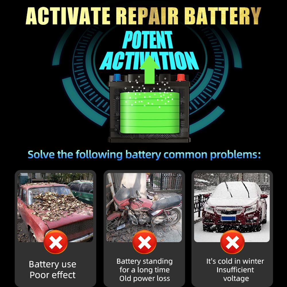E-FAST Car Battery Chargers 12V/6A Full Automatic Battery Chargers Maintainer 3-Stage Portable