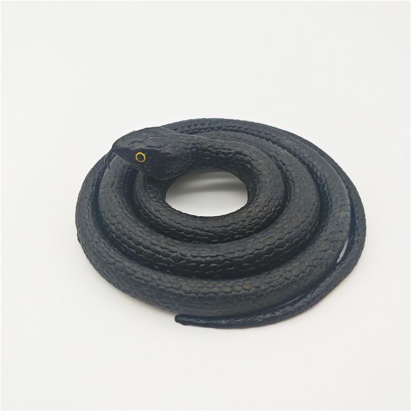 Children's Soft Rubber Toy - Large Green Fake Snake Prank Model