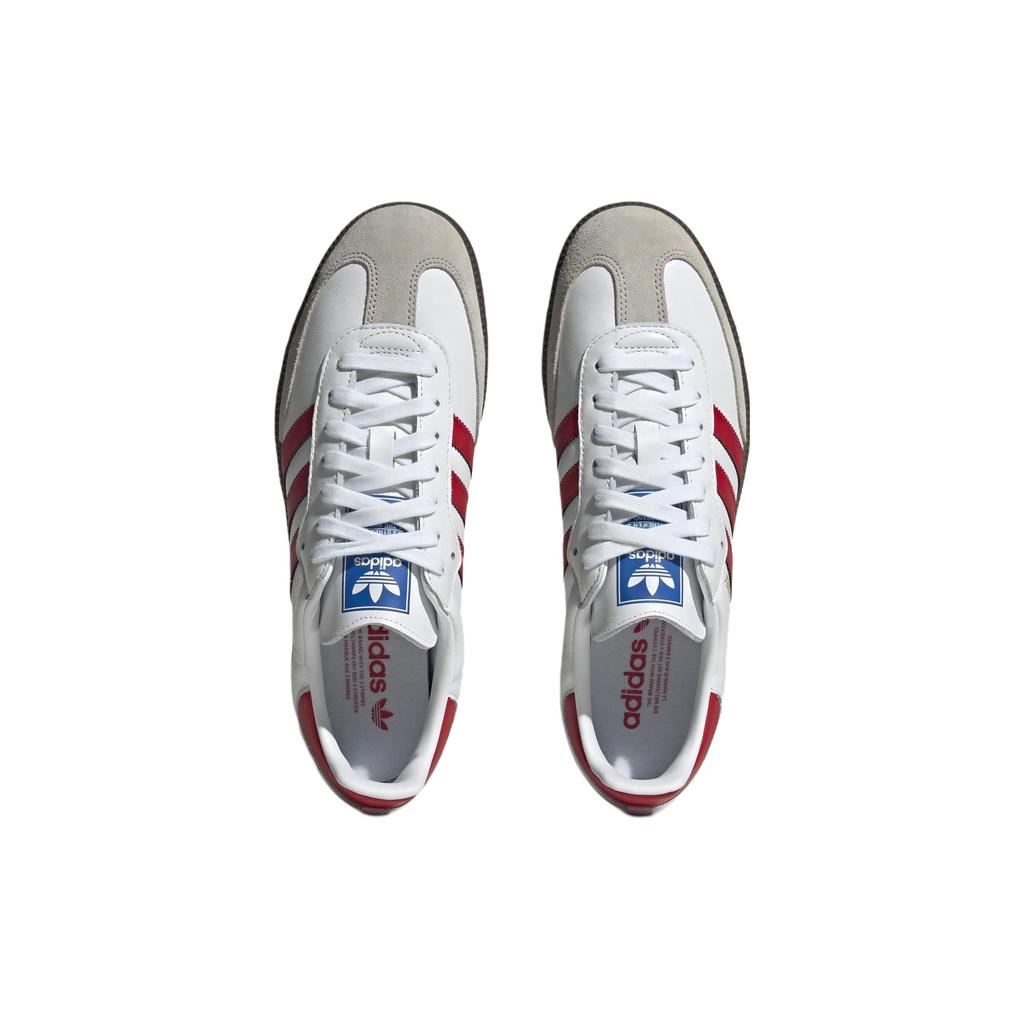 adidas Samba OG Bianco Scarlatto Sneakers Unisex Bianco Nuvola Rosso Migliore Colore Fornitore IG1025