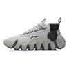 Li Ning Textil, Cuero Sintético Amortiguación Antideslizante Caña Baja Zapatillas de Baloncesto Vintage para Hombre Gris Antártico AGBR057-1