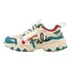 Fila Oakmont Mesh Bequem Vielseitig Niedrig geschnitten Lifestyle Freizeit Schuhe Damen Sneaker Tief-Wald-Grün T12W031101FAD