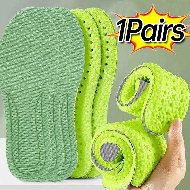 

Дезодорирующие спортивные стельки для унисекс, поддержка свода стопы, вставки для обуви, абсорбирующие, дышащие, массажные, амортизирующие, подошвы для обуви 41-42