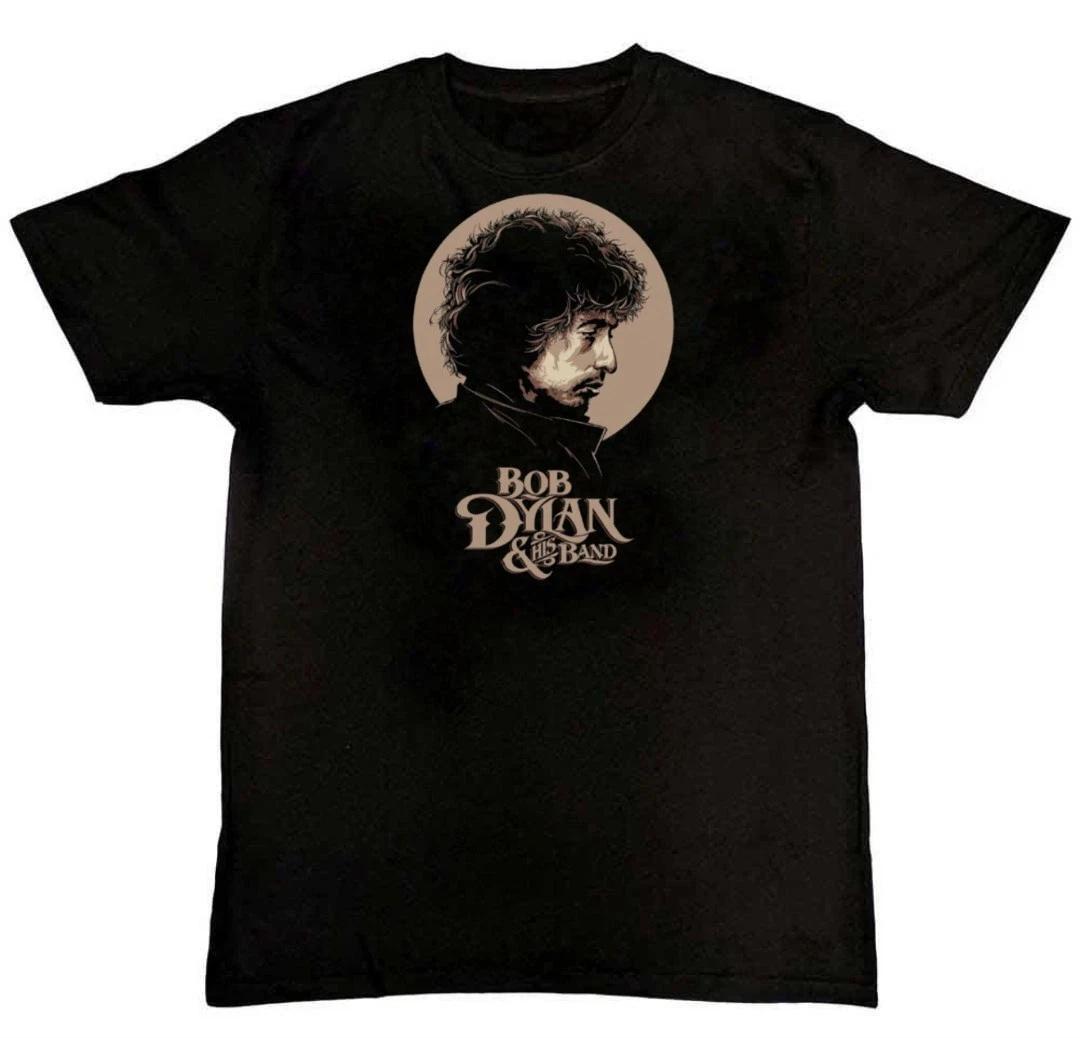 

Bob Dylan Portrait Graphic Print Folk Rock Graphic T-Shirt XL