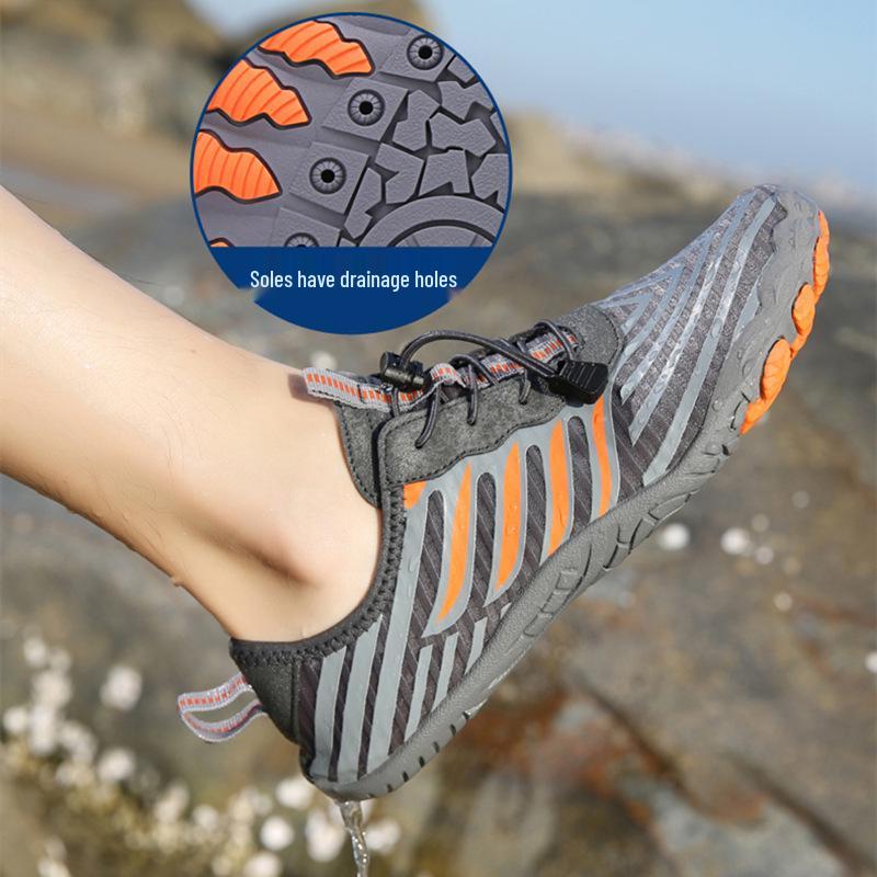 Spring/Summer Lightweight Non-slip Trekking & Cycling Shoes for Couples - Ideal for Outdoor Activities, Wading, Swimming, and Fishing