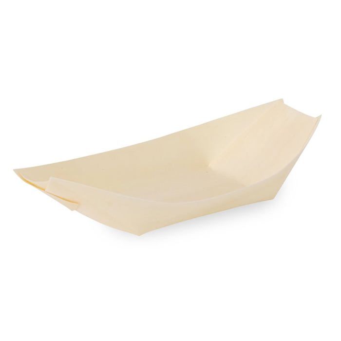 Assiette jetable - Bionatic - DCA017761_afn - Bois de pin - Bio-dégradable - 100 pièces