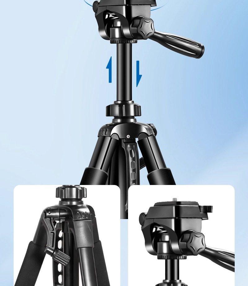 Tripod: Anti-Shake, Stable, Three-Position Setup