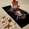Las Vegas Raiders Mikrofaser Strandtuch, Leicht und Schnelltrocknend, für Sommerreisen, Strand-Essential, Schwimmbad