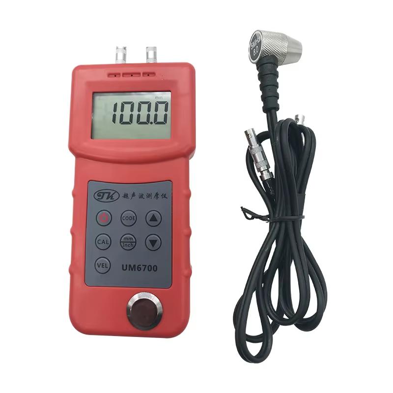 UM6700 High Precise Ultrasonic Thickness Gauge Metal Thickness Meter Testing for Many Ultrasonic Wave Well-conductive Materials 1.0-280mm / 0.05-11.0inch