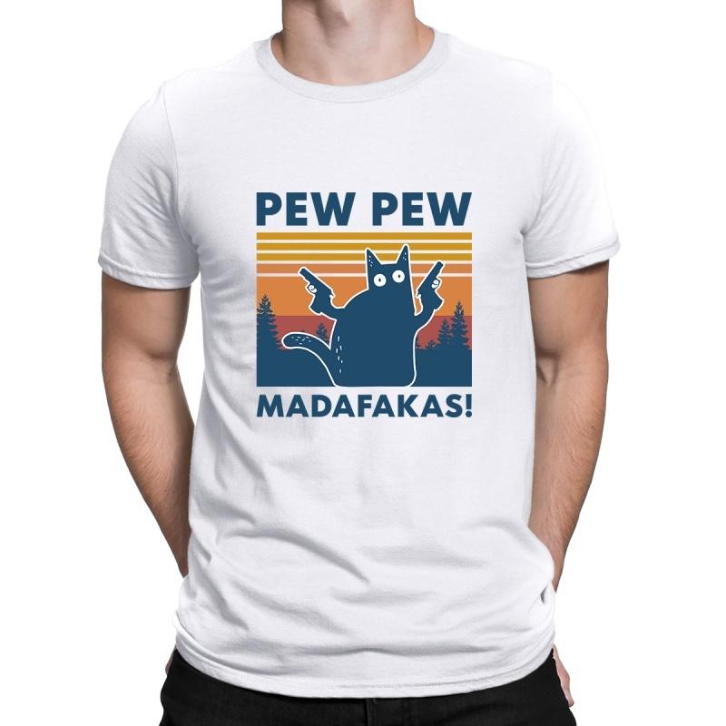 T Shirt, Pew Pew Life, Funny Cat Shirt 
