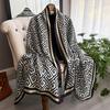High-End Silk Scarf Women'S Silk Imitation Silk Long Ribbon Decorative Sunscreen Scarf Versatile Scarf Explosion