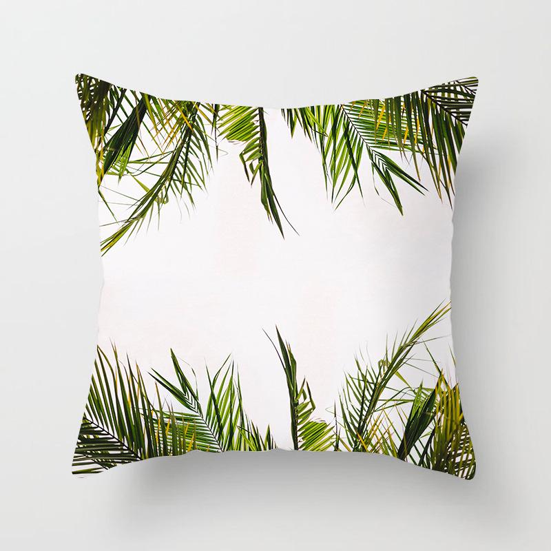 Ins Home Cartoon Plant Digital Printing Car Pillow Cushion