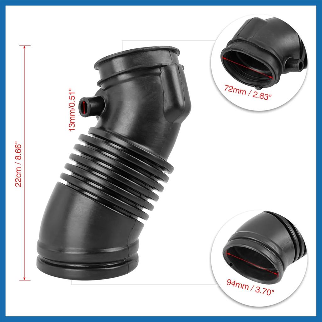 Luftansaugschlauch Passend für Honda Odyssey V6 3.5L 2007 2008 2009 2010 17228RGLA11 Luftansaugrohr 17228-RGL-A11 Artikelersatz