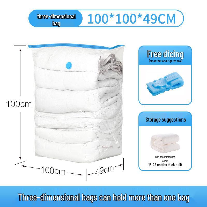 Thickened Transparent Vacuum Compression Storage Bag for Home Quilts & Bedding
