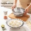 MAXCOOK Foldable Stainless Steel Steamer Basket