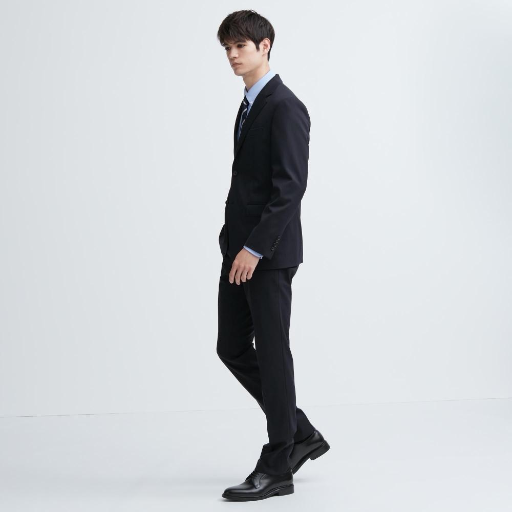 Uniqlo Japan Stretch Wool Slim Jacket  Can Be Set Up 