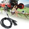 15m For Starlink Space-X Mini 3-in-1 Type-C Cigarette Lighter Car Charger Power Cord