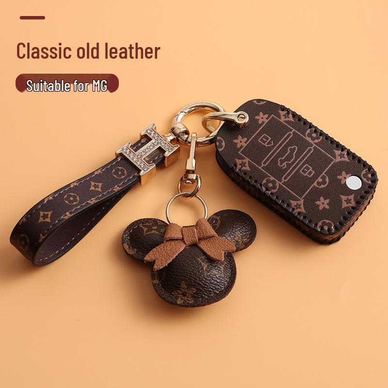 MG 6 Car Key Cover for 21 Models: Stylish Shell and Bag for MG 5, ZS, HS, Roewe GS, and MG6