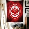 Eintracht Frankfurt Logo Wandbehang Bedruckte Stoffdecke Dekorative Wandteppiche für Schlafzimmer Wohnzimmer Heimdekoration