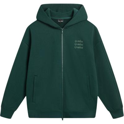 Li Ning Sportinio Gyvenimo Stiliaus Serija Vilnos Gobtuvėtas Raidžių Striukė Unisex Striukė AWDVC61-5