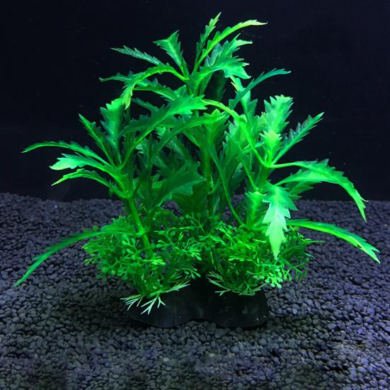 Aquarium Dekoration Hohe Simulation Dekorativ Farbecht Künstliches Wassergras Aquarium Dekoration für Heimdekor