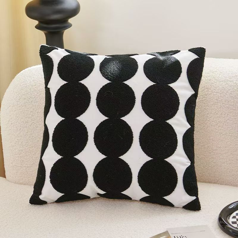Brown Plant Oat Cream Light Luxury Living Room Sofa Decor Pillow Cover Retro Pillow Cases Premium Bedhead Cushion Cover