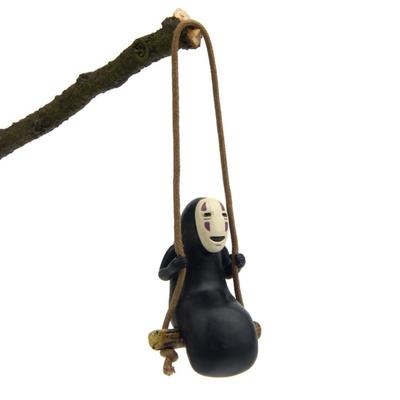 1 Stück Studio Ghibli Spirited Away No Face Man Figuren Spielzeug Miyazaki Hayao Swing No Face Man Modell Spielzeug