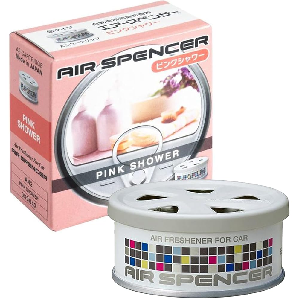 Air Spencer Air Freshener Cartridge Pink Shower 40g Car Odor Eliminator
