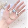 Handmade Adjustable Beaded Bracelets for Women Boho Colorful Glaze Starfish Shell Ceramic Beads Bracelet Girl Party Jewelry Gift