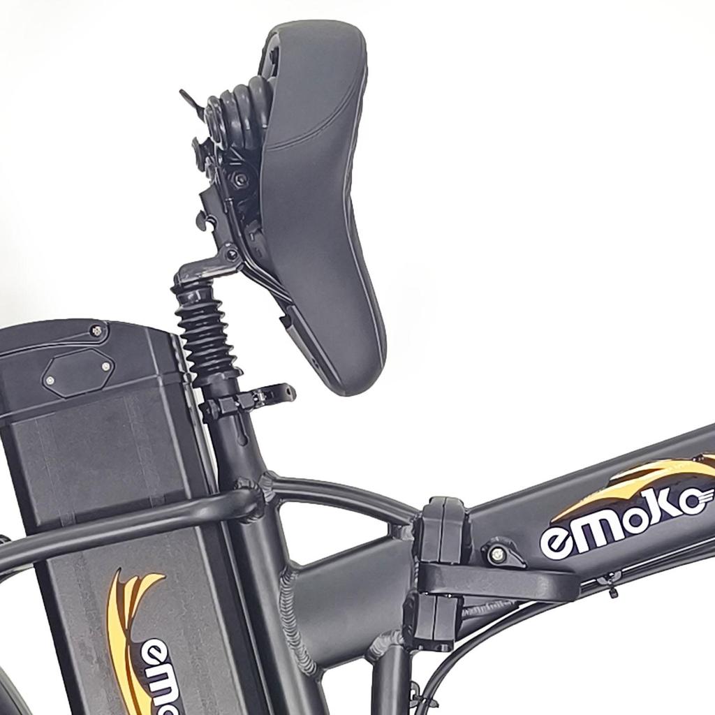 EMOKO C94 Folding Convenient Electric Bicycle For Adult 48V35Ah Battery 750W Motor 200KM Range City Commuting E-Bike With Seat