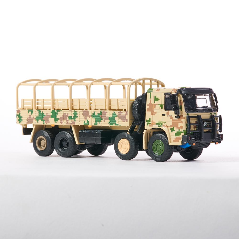 Jkm 1/64 Modellauto Howo Militärlaster Vintage Diecast Klassisches Modell Transportfahrzeug Hobby Für Teenager Geschenke Sammlung