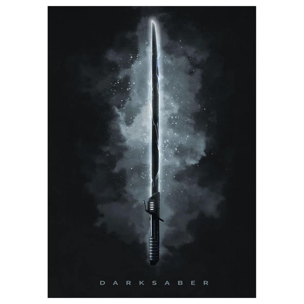 Star Wars Movie Poster Home Decoration Lightsaber Canvas Art Print Picture Wall Art Paintings for Gaming Room Decor Cuadros