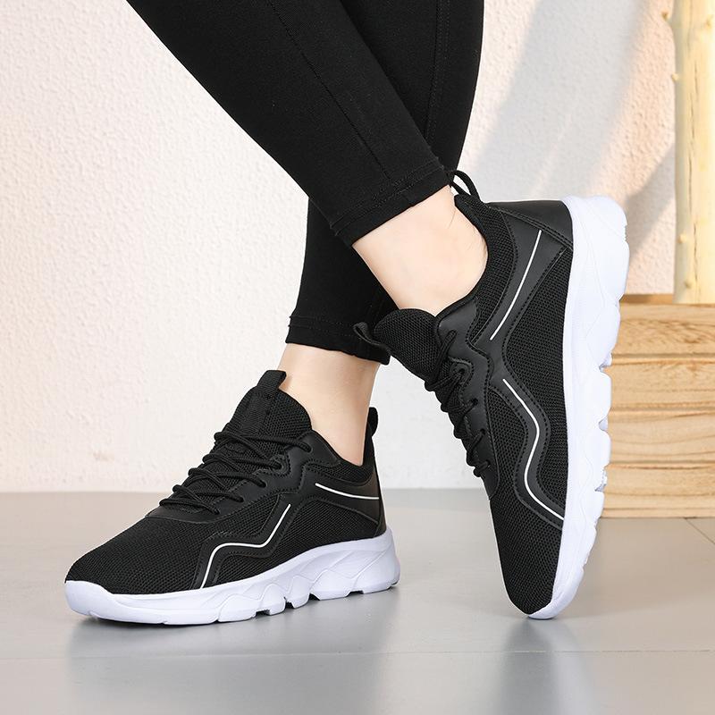 New Non-slip Running Shoes Skipping Rope Sneakers Women's Soft-soled High-elastic Mesh Casual Versatile Lightweight Running Shoes