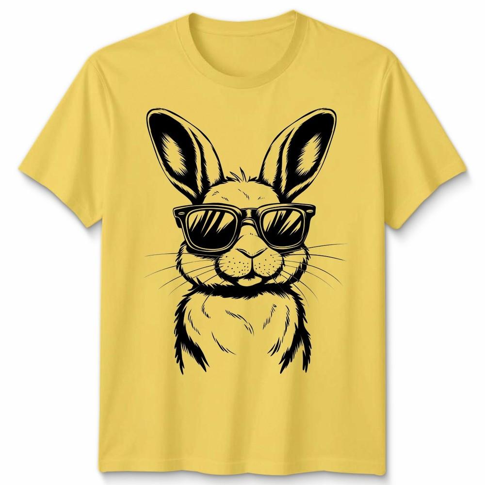 Funny Bunny Face Sunglasses Rabbit Easter Day Unisex Tshirt Gift