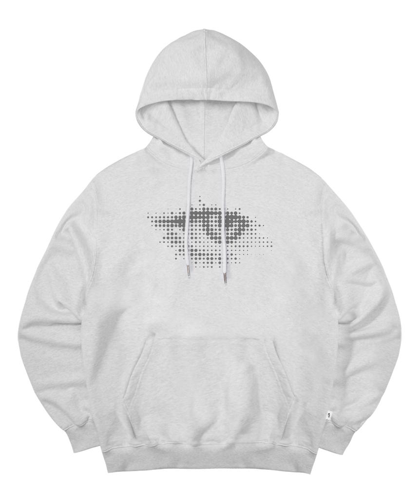 Escape From One-Eyed Print Hoodie White Melange L
