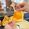 Key Ring Hamburger Coin Purse Portable Cartoon Silicone Wallet Green Frog Storage Bag  Kids