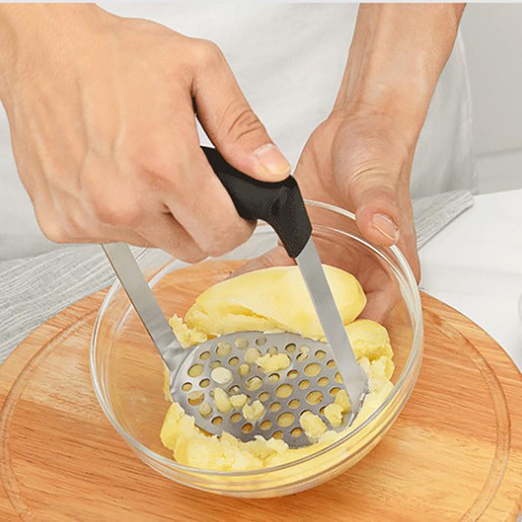Machacador de patatas de acero inoxidable, manual, para el hogar, para la cocina, para hacer puré de boniato